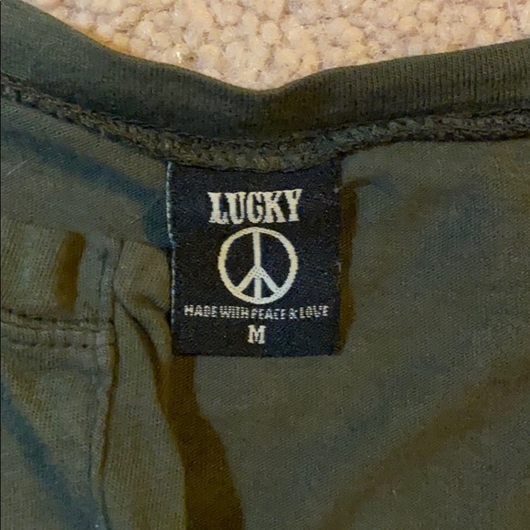 Green Lucky Jeans top - Picture 3 of 3